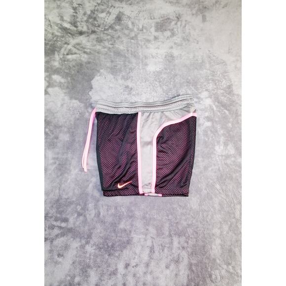 Nike Dri Fit Women’s Sz S Black Pink Classic Mesh Sport Shorts Gym Hiking C4-8 - Picture 6 of 9